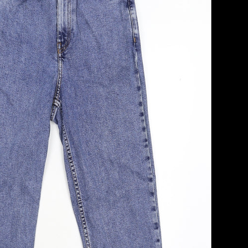 Primark Womens Blue  Denim Tapered Jeans Size 12 L27 in