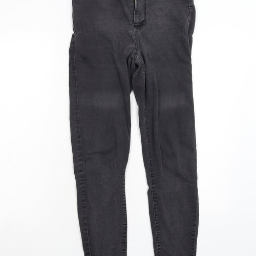 Primark Womens Black  Denim Skinny Jeans Size 10 L28 in