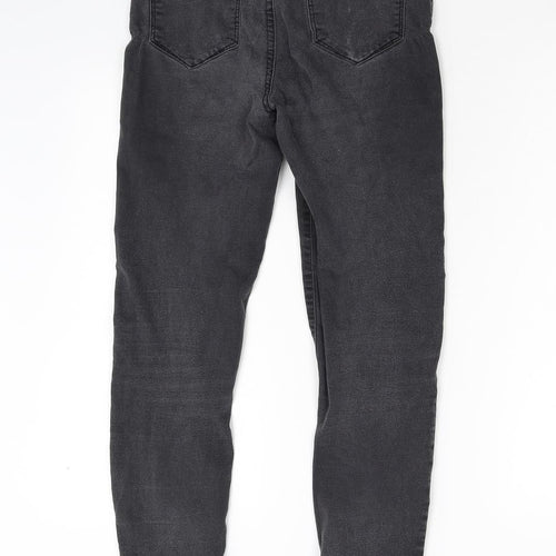 Primark Womens Black  Denim Skinny Jeans Size 10 L28 in