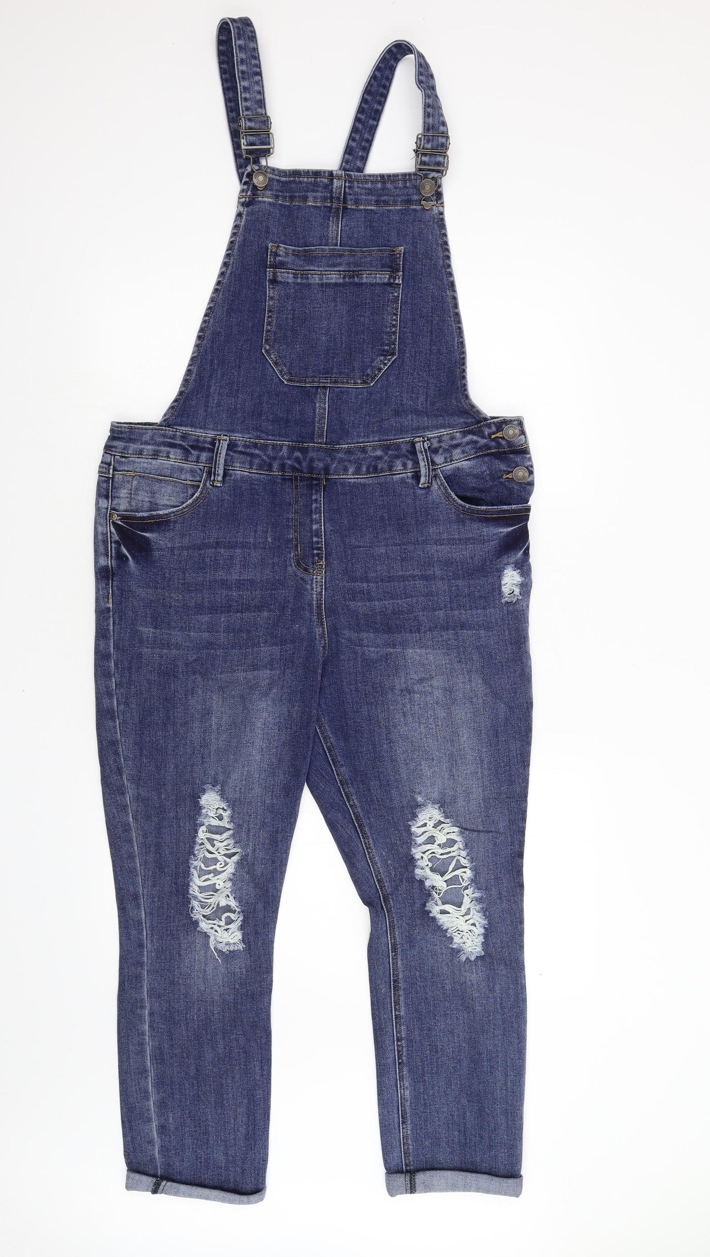 Matalan Womens Blue   Dungaree One-Piece Size 16