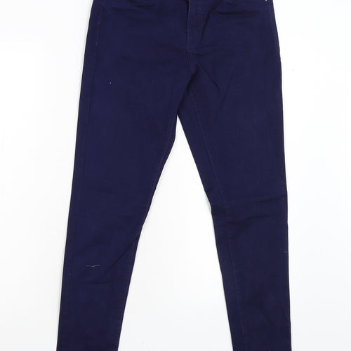 Originals Womens Blue  Denim Skinny Jeans Size 10 L28 in