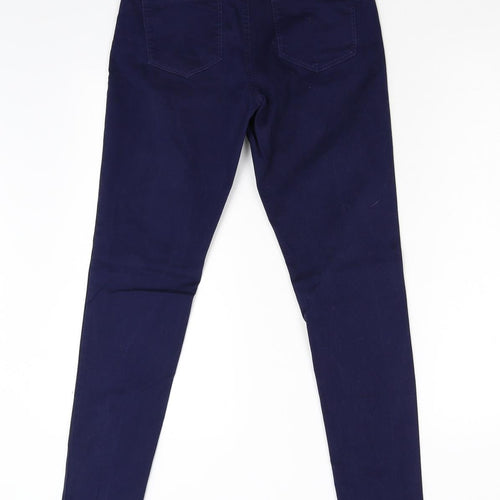 Originals Womens Blue  Denim Skinny Jeans Size 10 L28 in