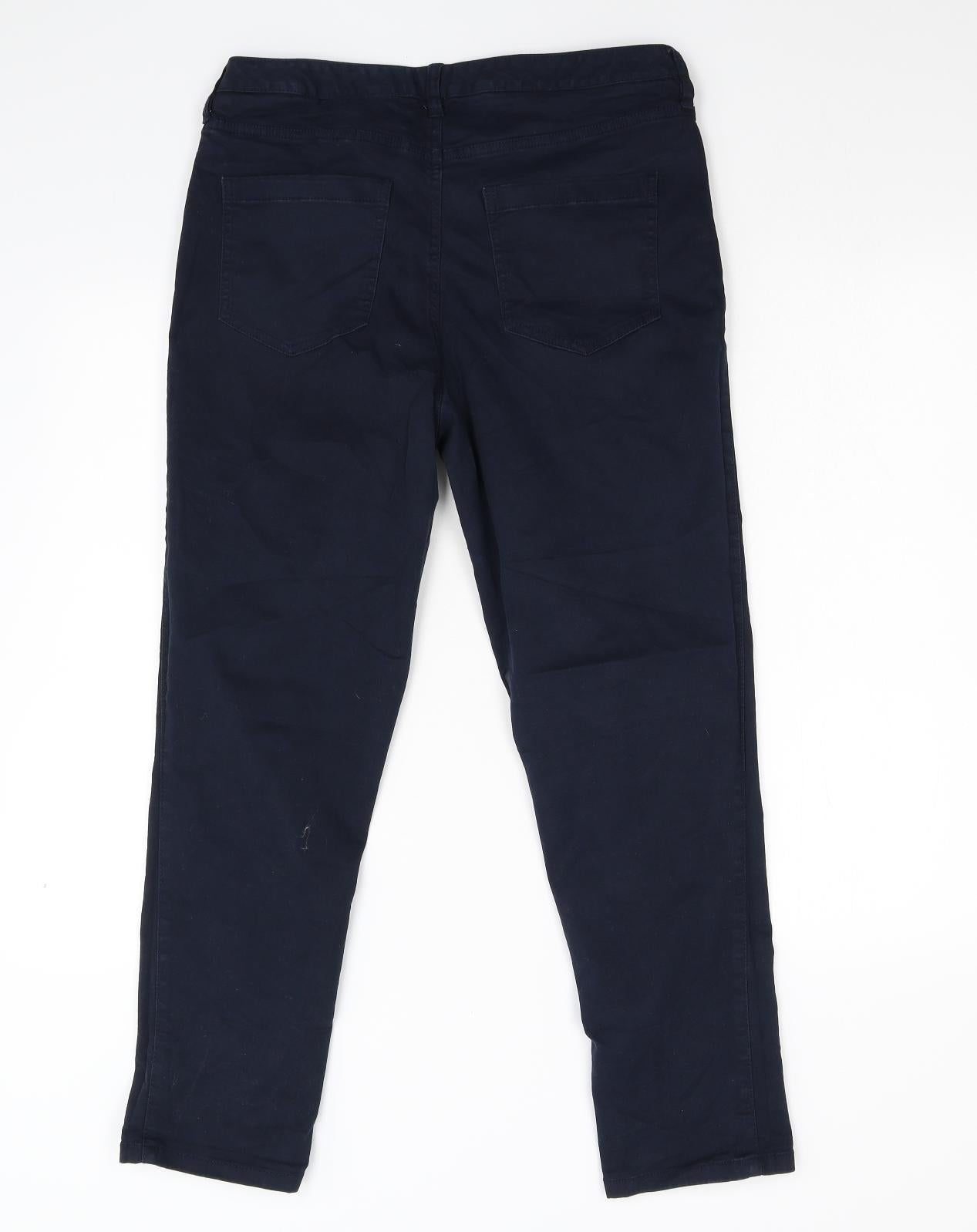 F&F Womens Blue  Denim Skinny Jeans Size 14 L27 in