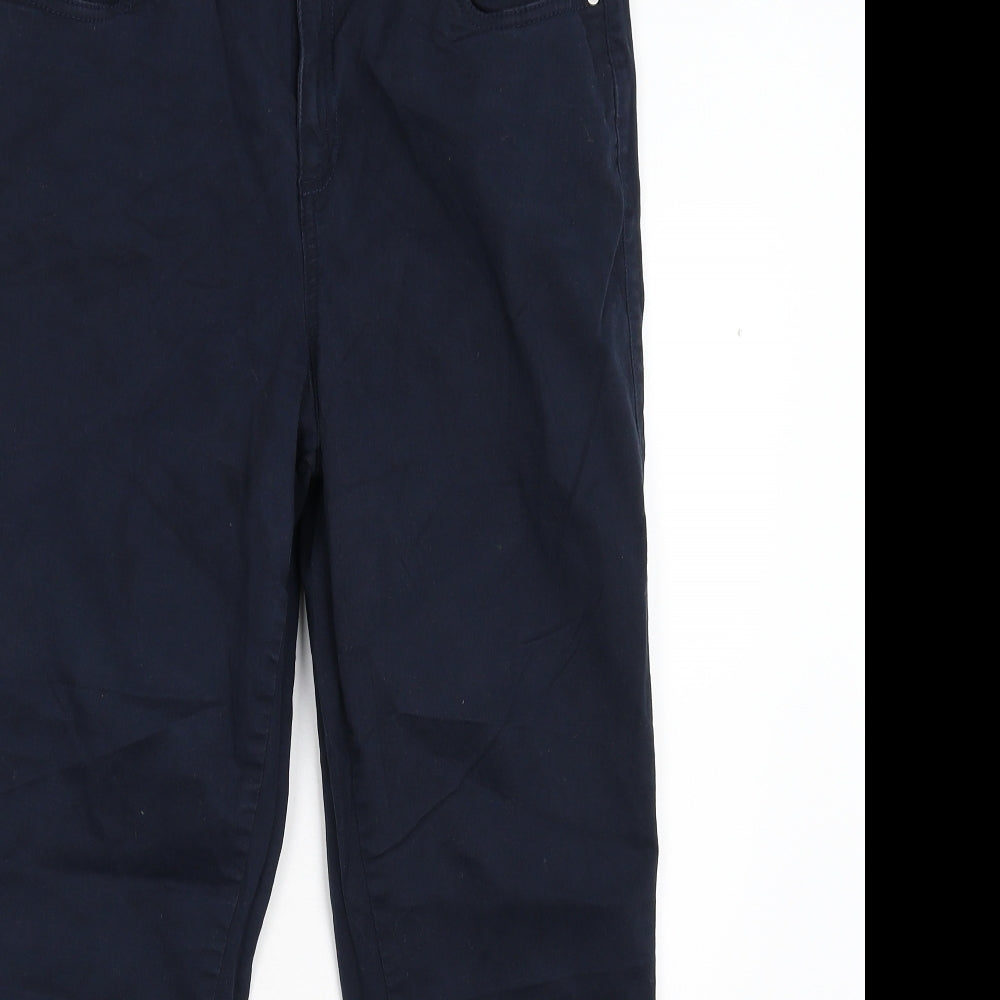 F&F Womens Blue  Denim Skinny Jeans Size 14 L27 in