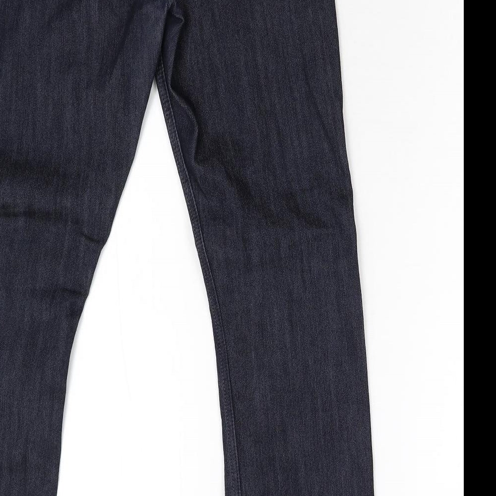 George Womens Blue  Denim Straight Jeans Size 12 L30 in - Short