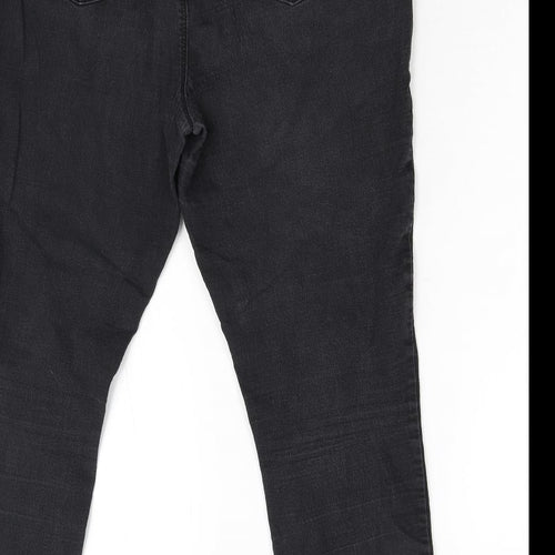 Matalan Womens Black  Denim Jegging Jeans Size 16 L28 in