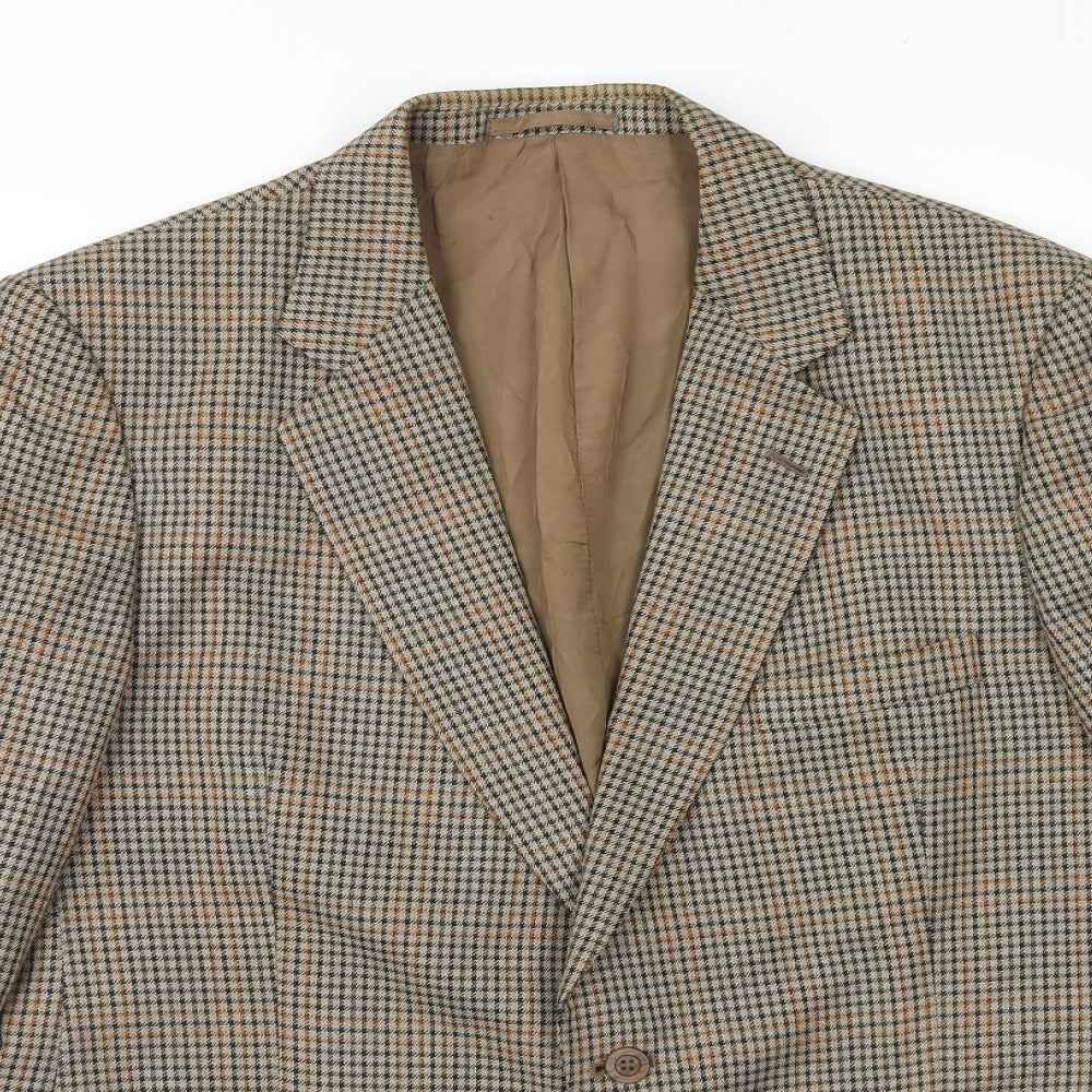 Dunn & Co Mens Brown Check  Jacket Blazer   - Dunn  & Co Blazer