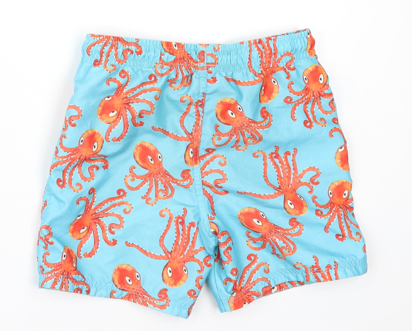 Florence and Fred Boys Multicoloured   Sweat Shorts Size 6-7 Years - Octopus Print Design