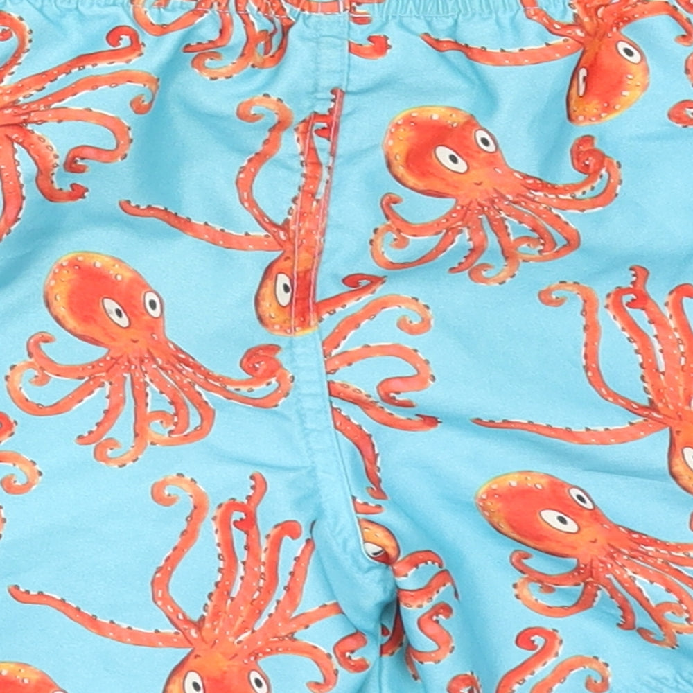 Florence and Fred Boys Multicoloured   Sweat Shorts Size 6-7 Years - Octopus Print Design