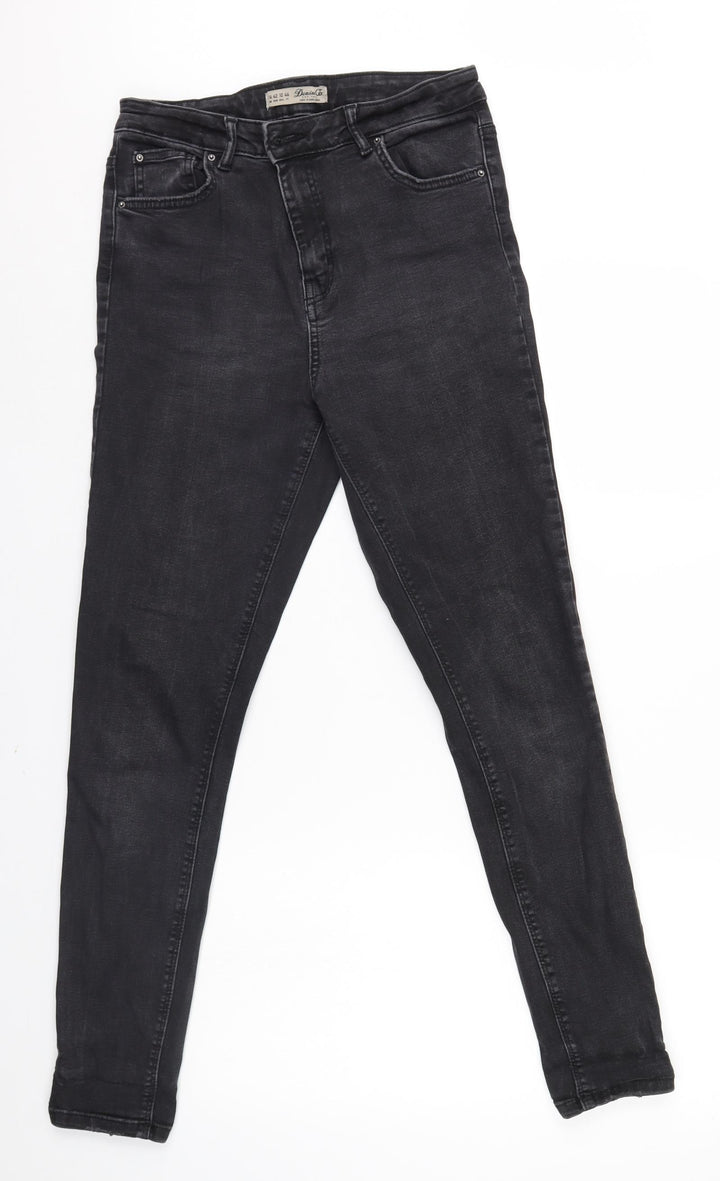 Denim Co Womens Black Skinny Jeans Size 14 L29 in - Denim Co