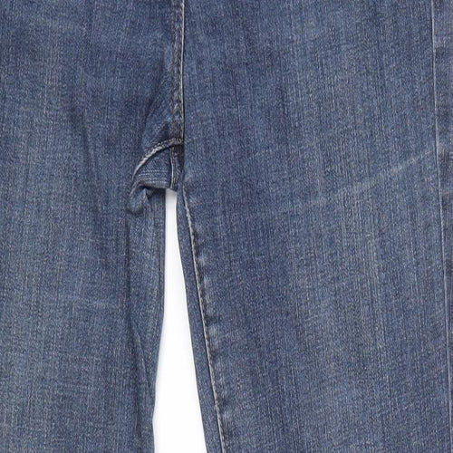 NEXT Womens Blue   Straight Jeans Size 12 L30 in - Next Jeans