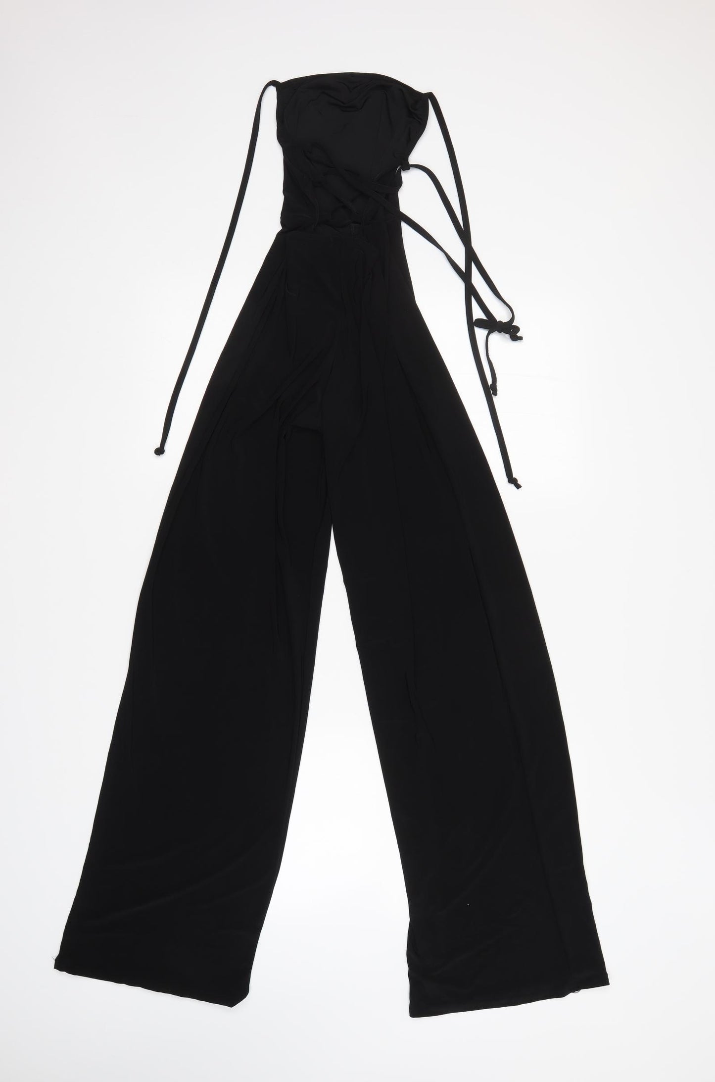 PRETTYLITTLETHING Womens Black   Playsuit One-Piece Size 8