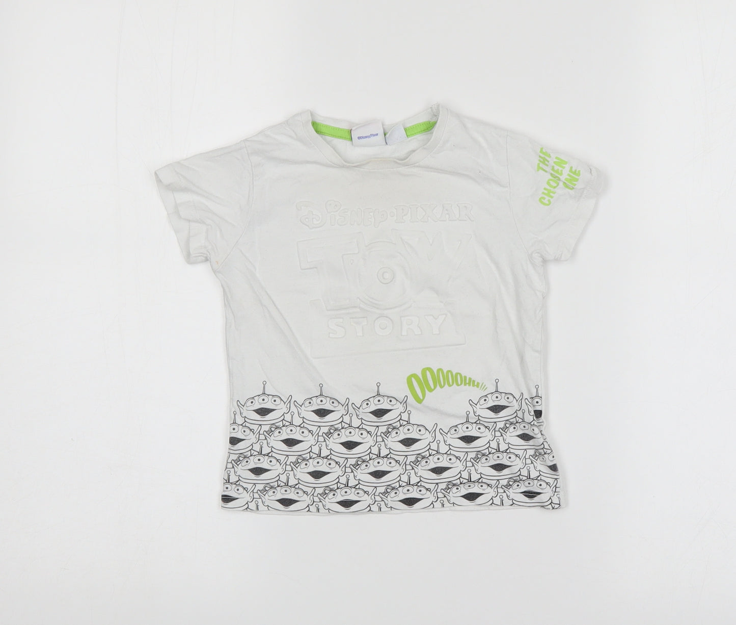 Preworn  White   Basic T-Shirt Size 18-24 Months  - Toy Story