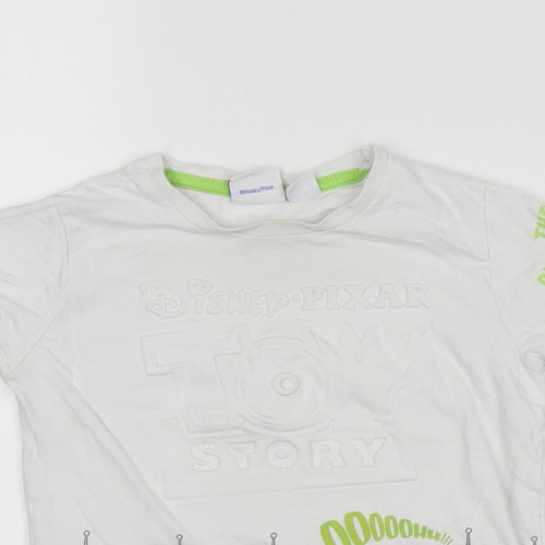 Preworn  White   Basic T-Shirt Size 18-24 Months  - Toy Story