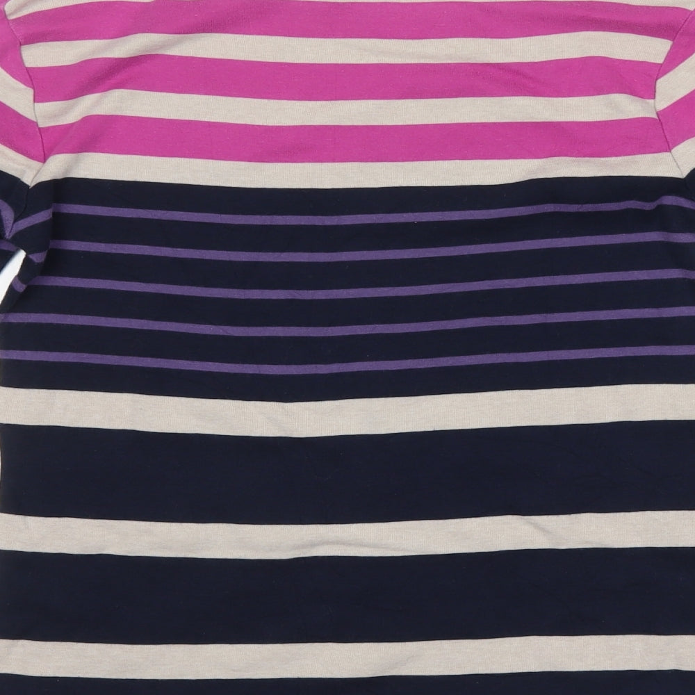 M&Co. Womens Multicoloured Striped  Pullover Jumper Size 12