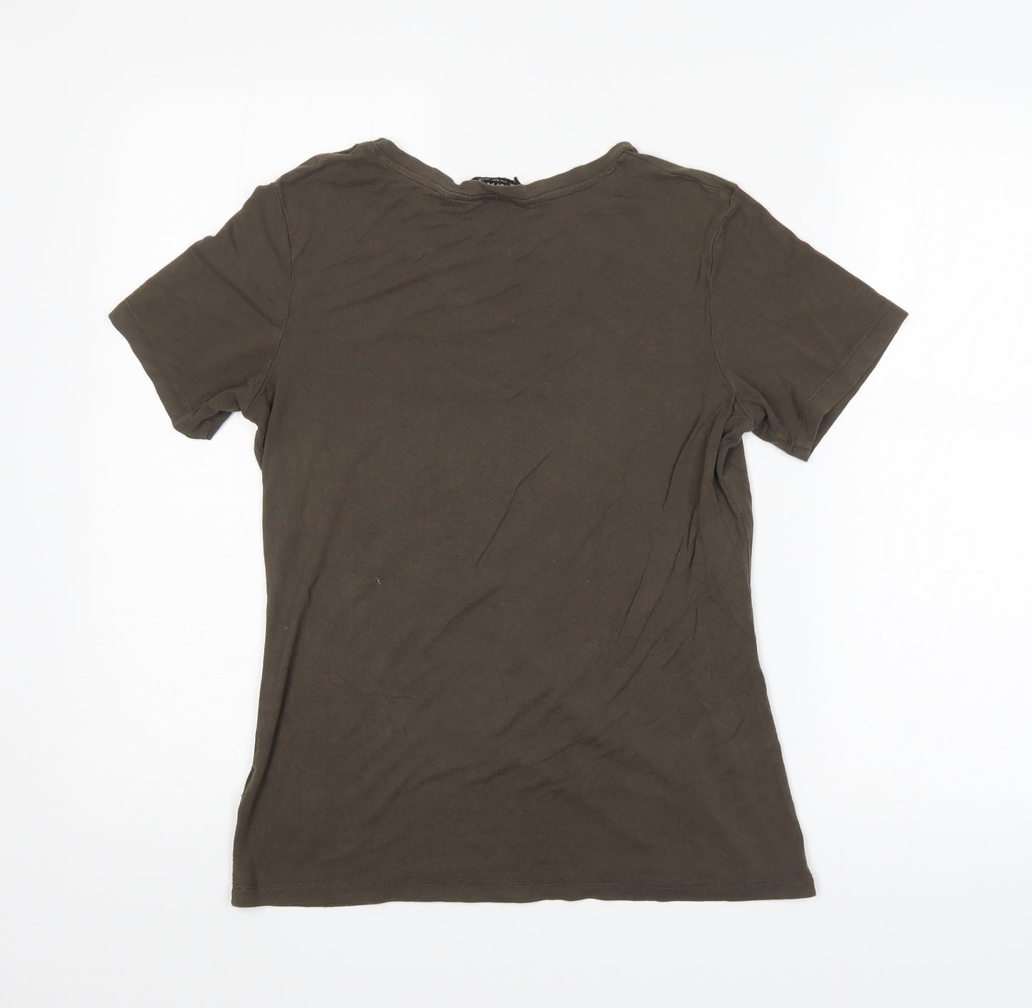 Dorothy Perkins Womens Green   Basic T-Shirt Size 10
