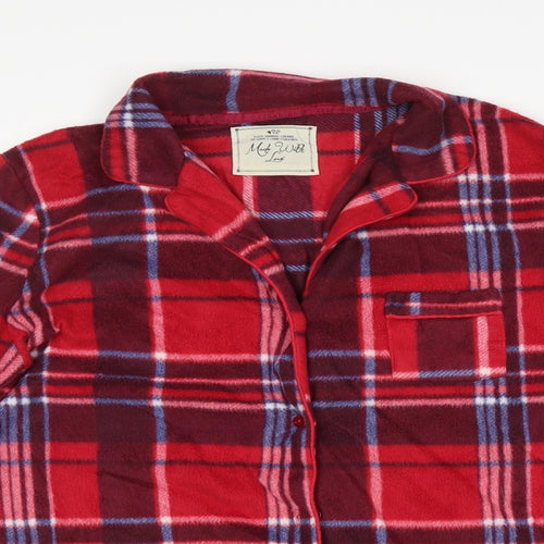 Preworn Womens Red Plaid   Nightshirt Size 14