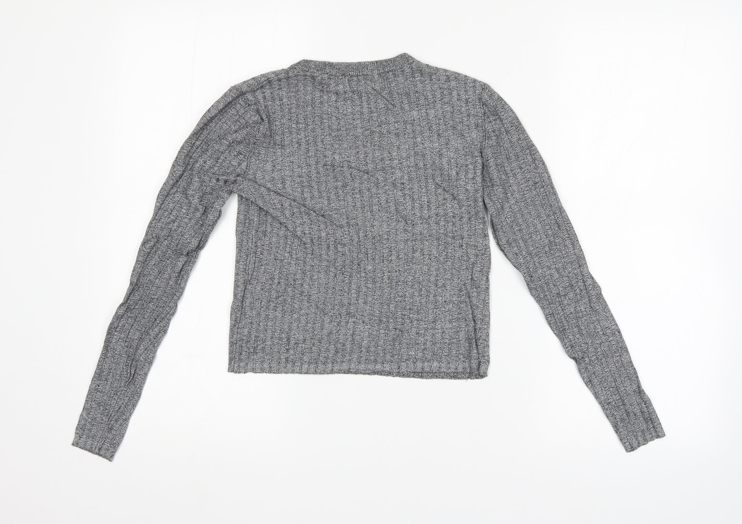 Redherring Womens Grey Striped  Pullover Jumper Size 8