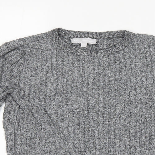 Redherring Womens Grey Striped  Pullover Jumper Size 8