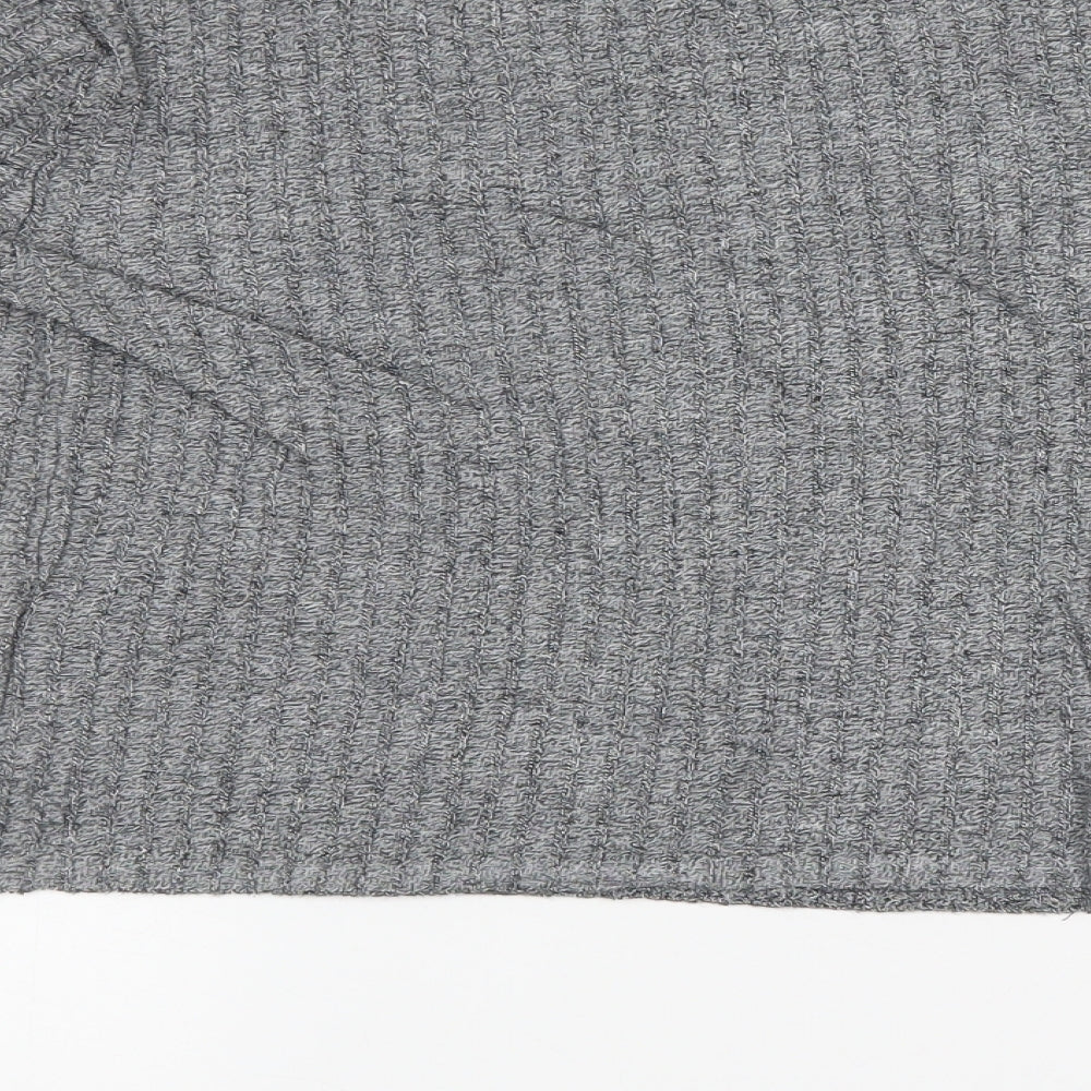 Redherring Womens Grey Striped  Pullover Jumper Size 8