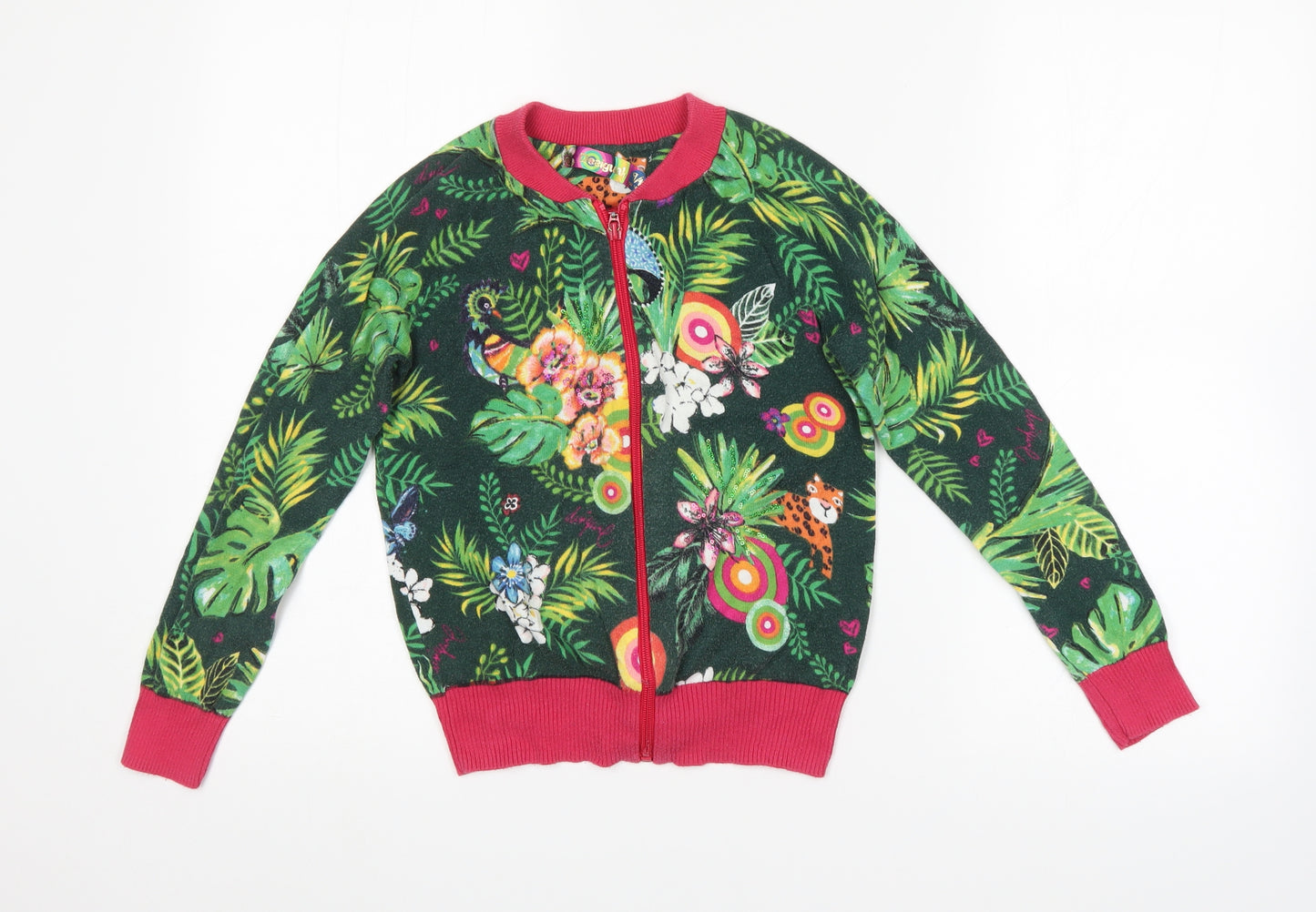 Desigual Girls Multicoloured Floral  Jacket  Size 9-10 Years