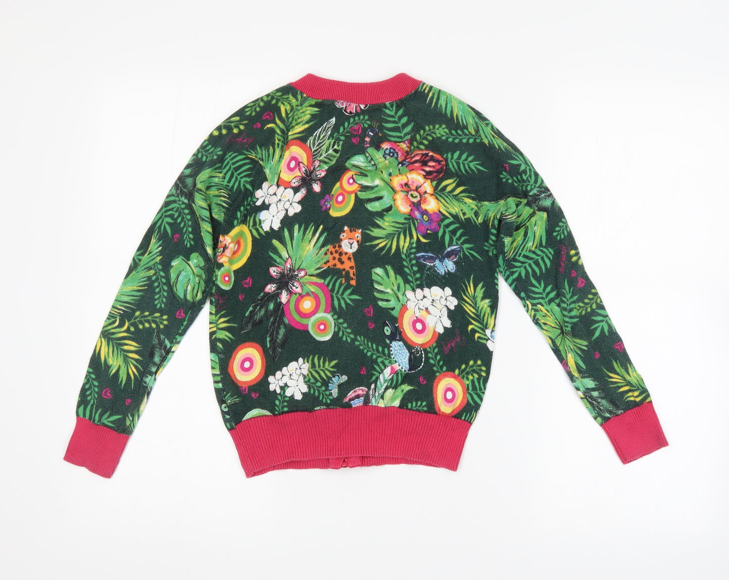 Desigual Girls Multicoloured Floral  Jacket  Size 9-10 Years