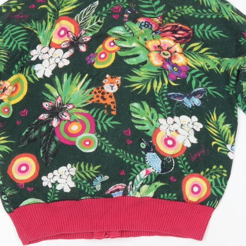 Desigual Girls Multicoloured Floral  Jacket  Size 9-10 Years