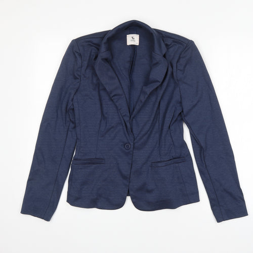 TU Womens Blue   Jacket Suit Jacket Size 10
