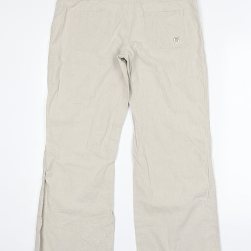 Papaya Womens Grey   Cargo Trousers Size 12 L30 in