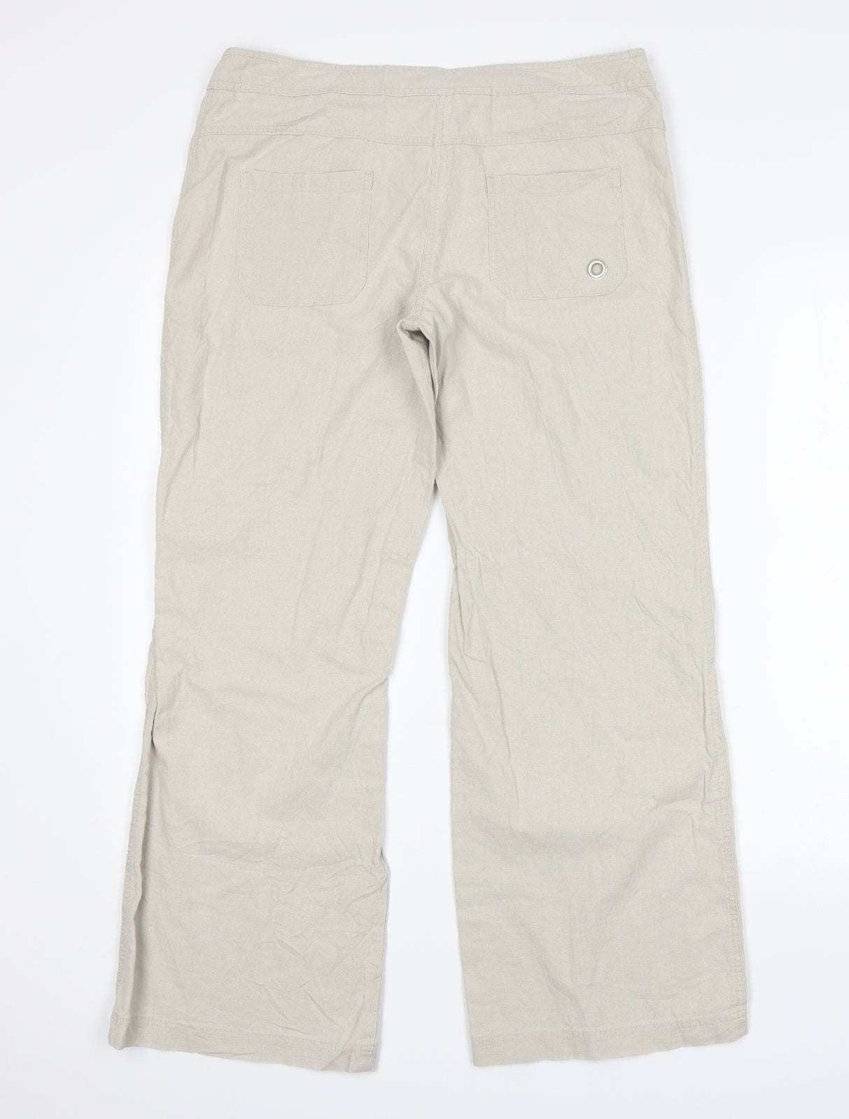 Papaya Womens Grey   Cargo Trousers Size 12 L30 in