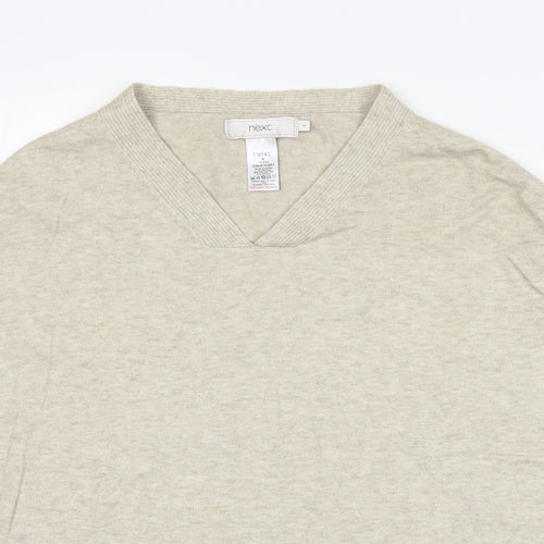 NEXT Womens Beige   Wrap Jumper Size 8