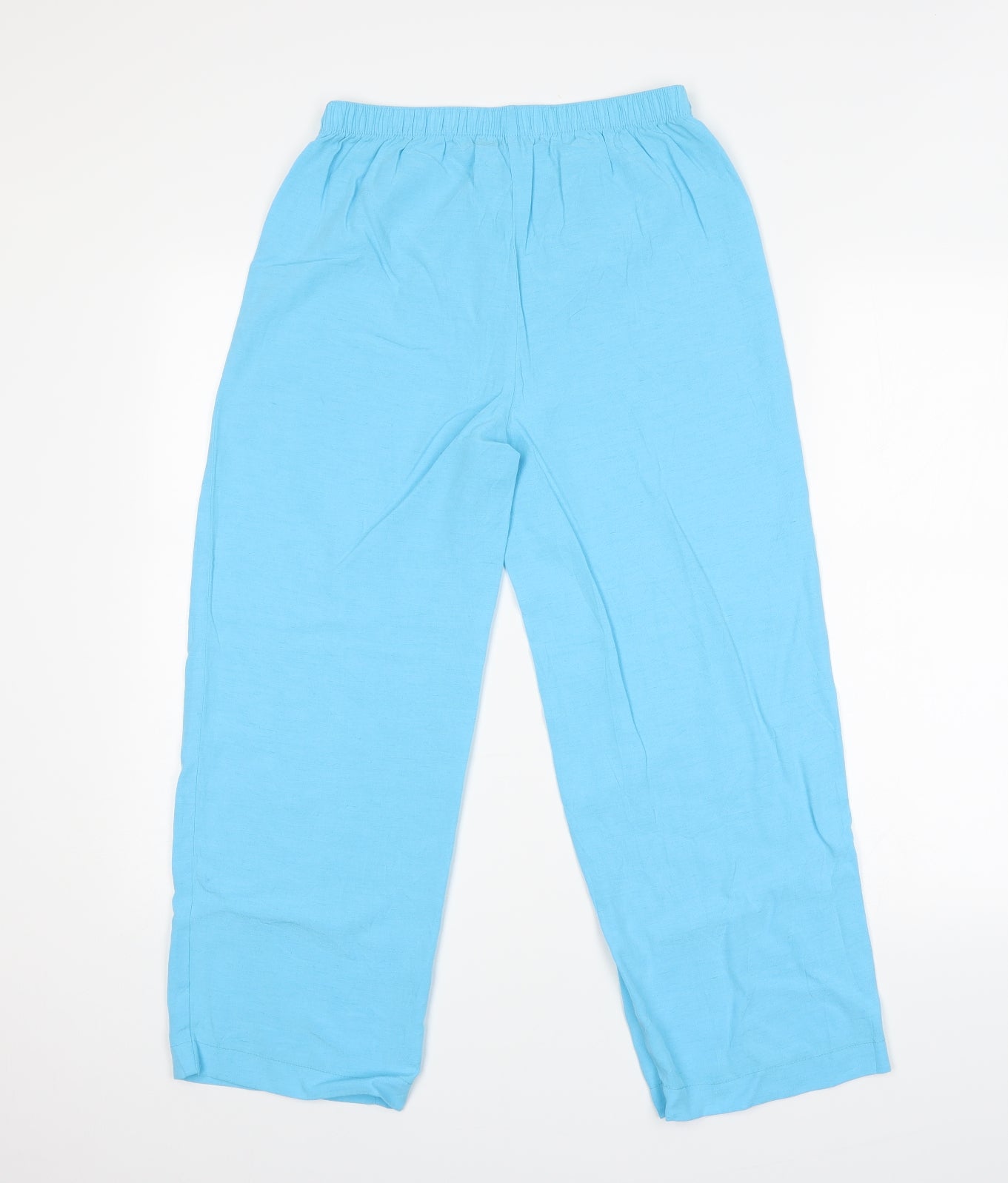 M&S Womens Blue   Bloomer Trousers Size 10 L26 in