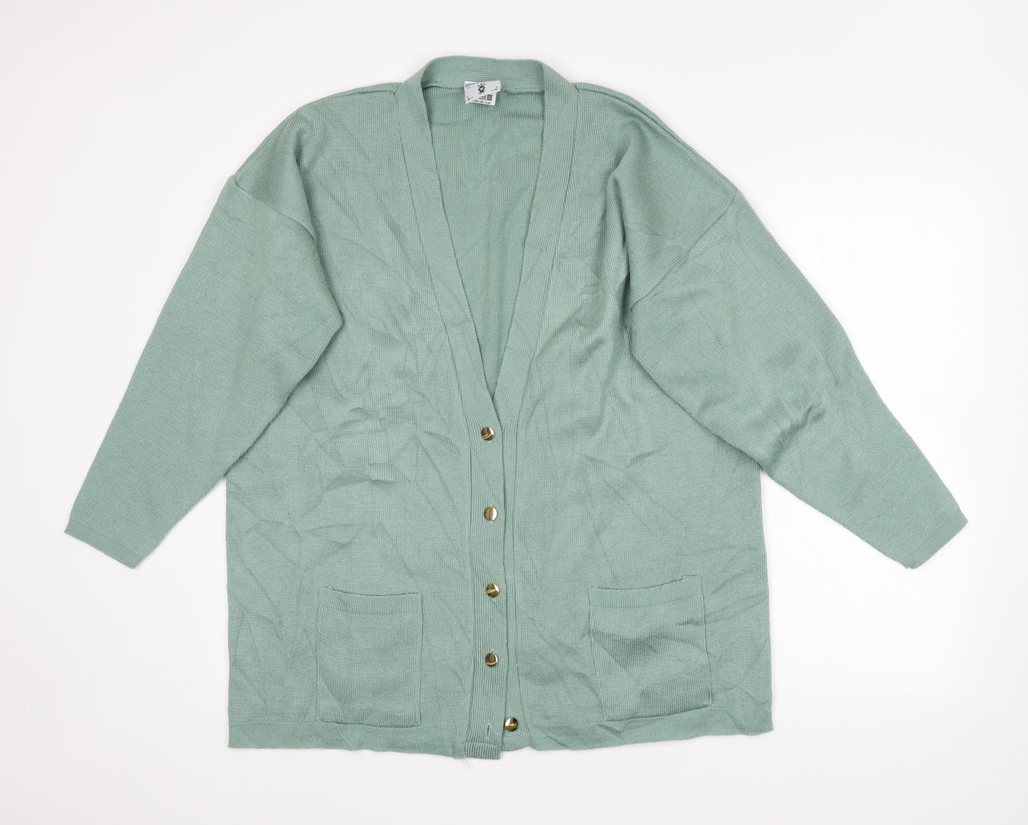 Preworn Womens Green   Cardigan Jumper
