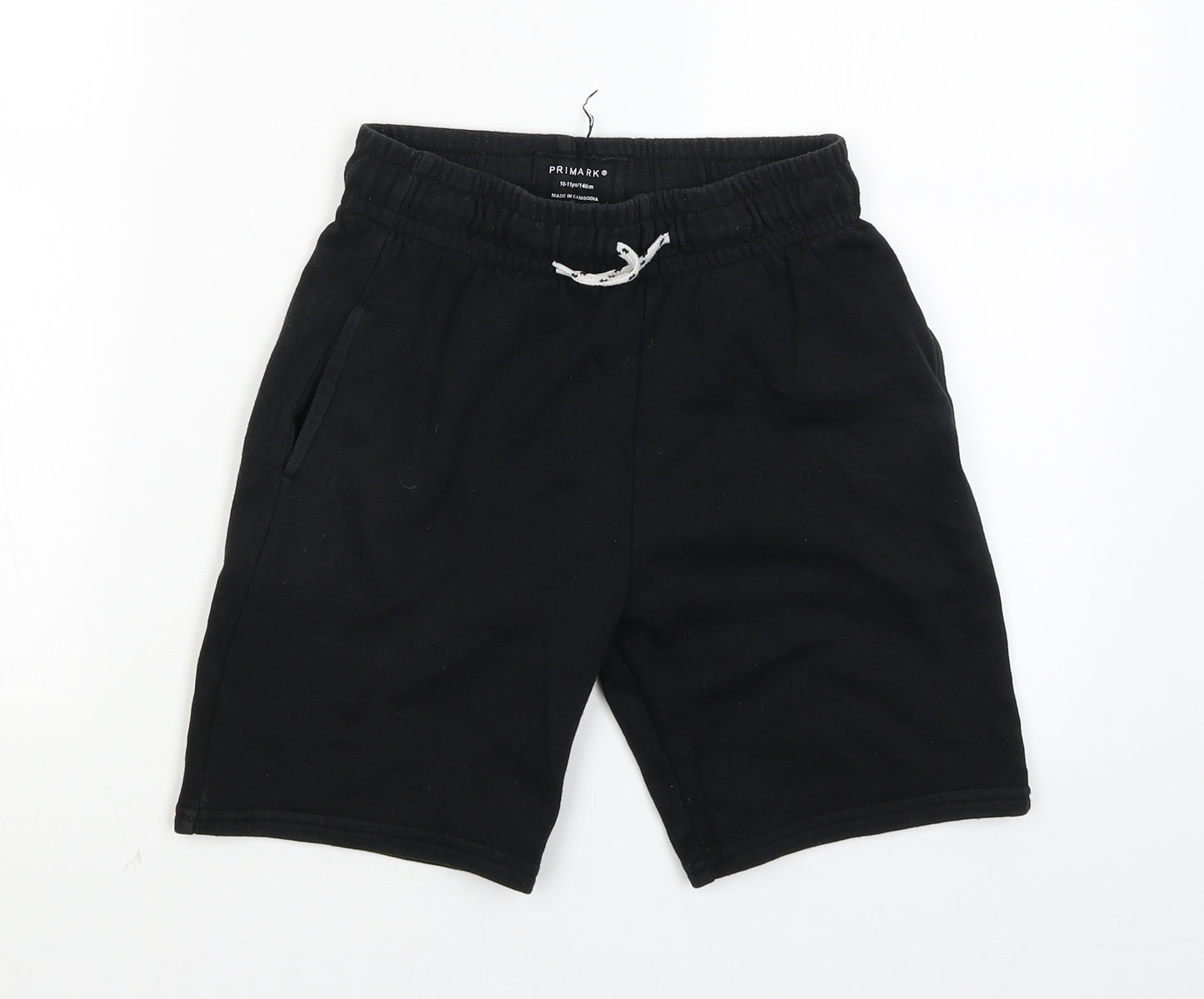 Primark Boys Black   Sweat Shorts Size 10-11 Years