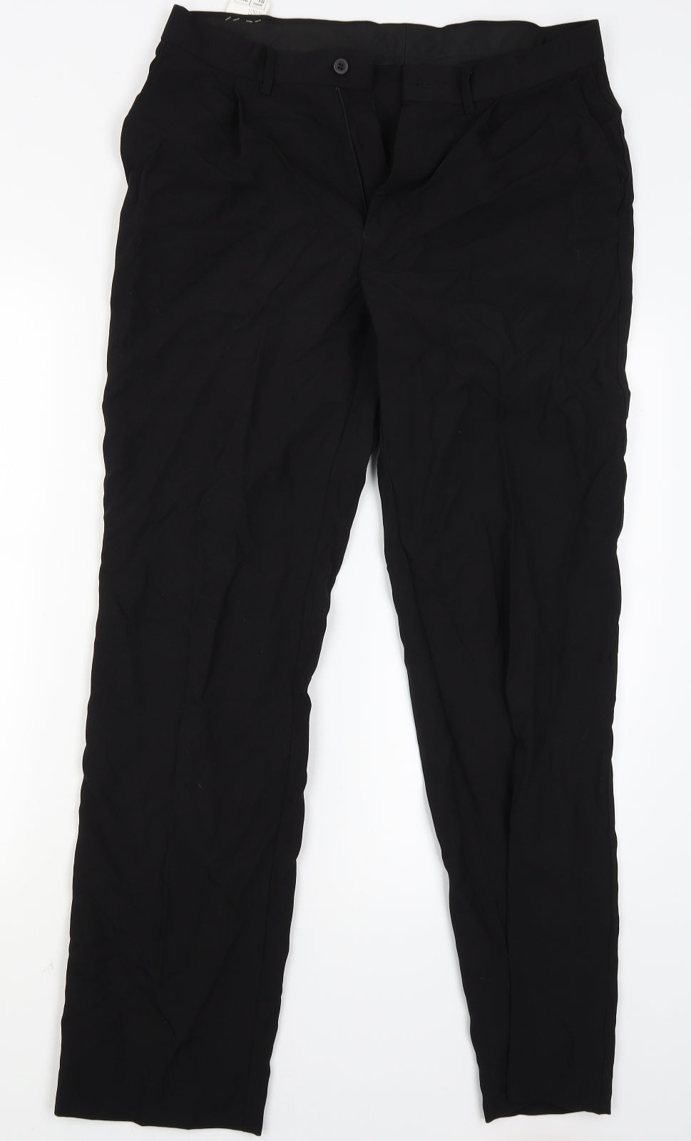 M&S Mens Black   Trousers  Size 32 L30 in