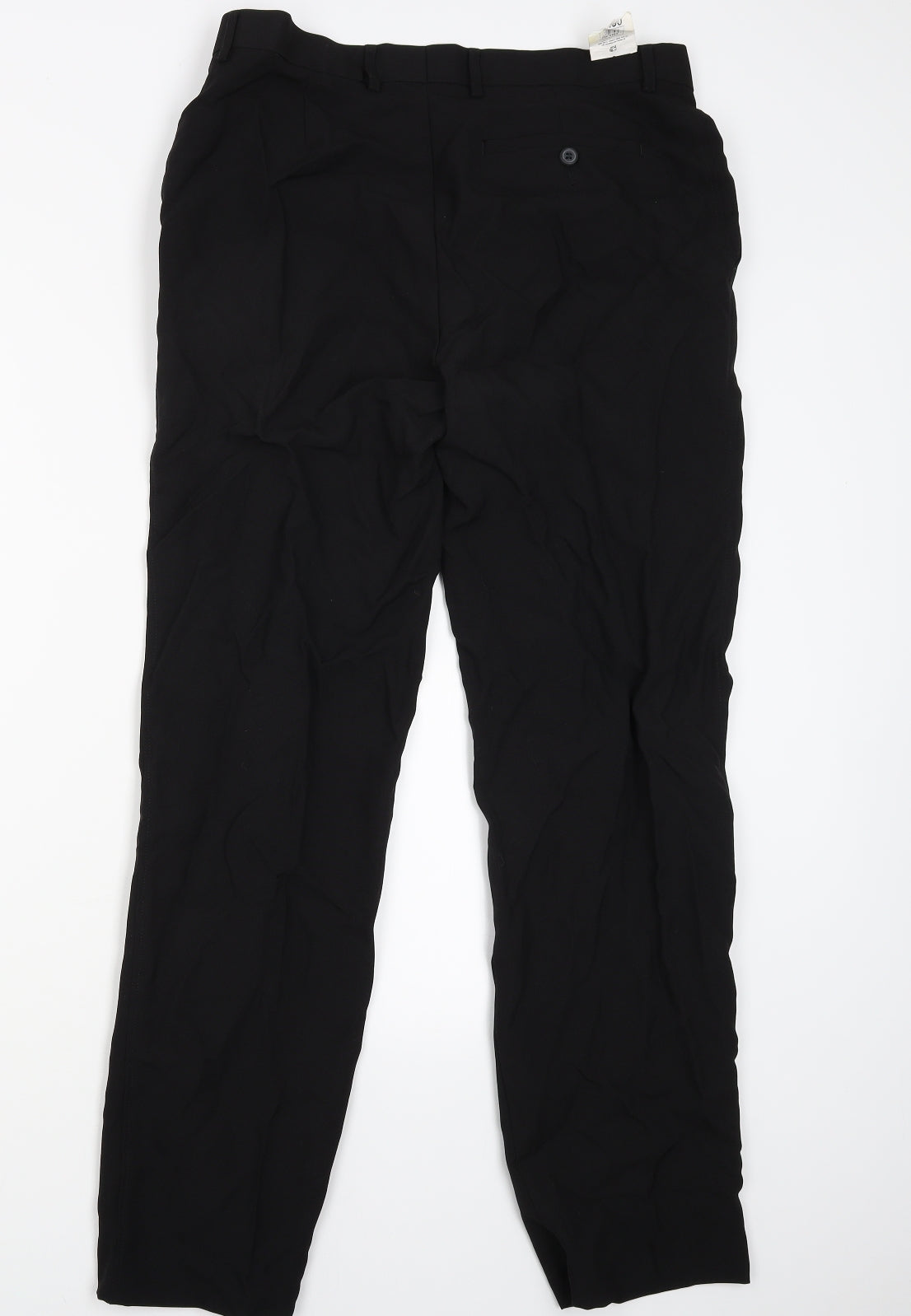 M&S Mens Black   Trousers  Size 32 L30 in