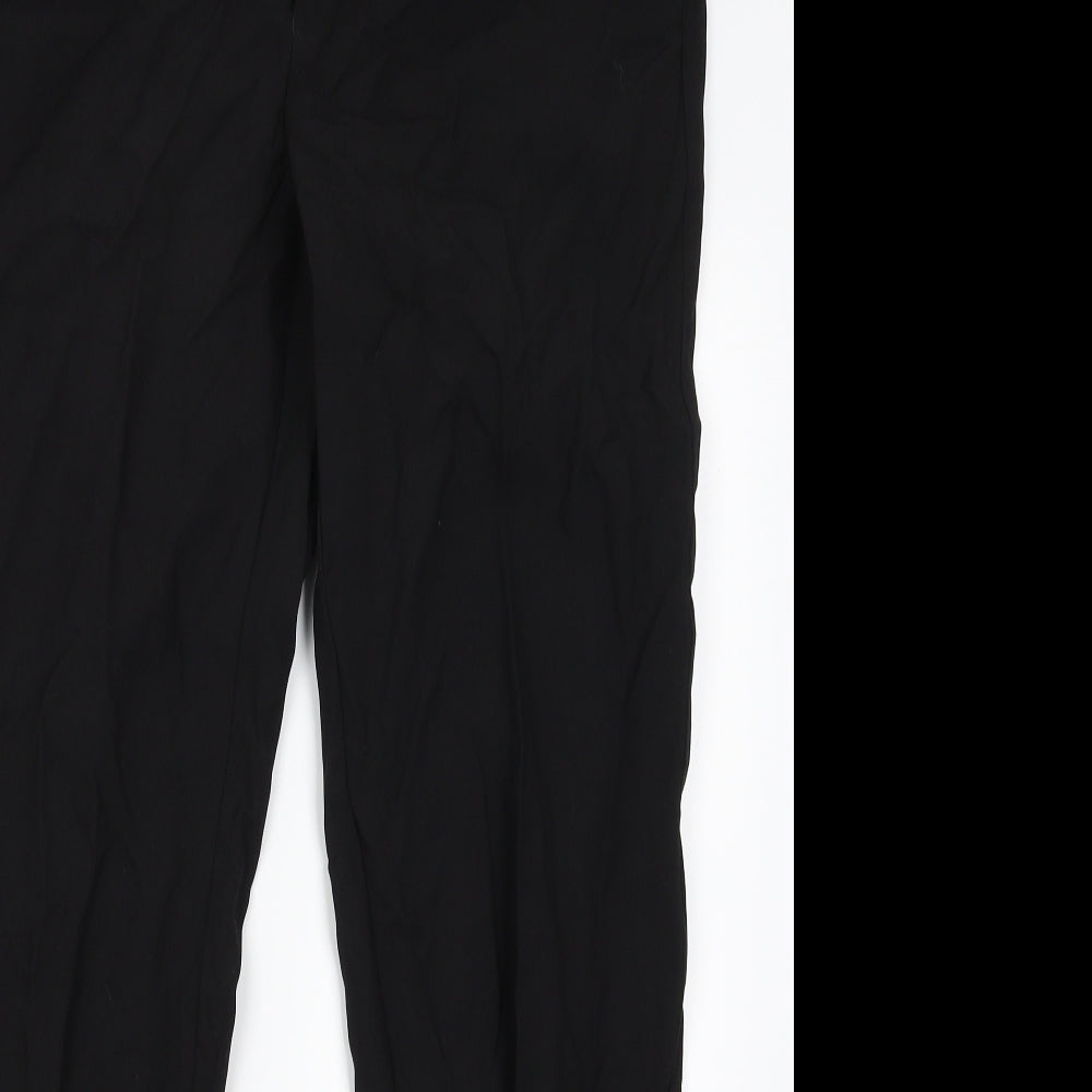 M&S Mens Black   Trousers  Size 32 L30 in