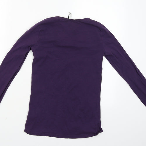 Divided Womens Purple   Basic Blouse Size S
