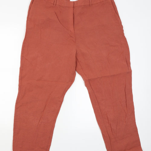 Classic Womens Orange   Trousers  Size 18 L24 in