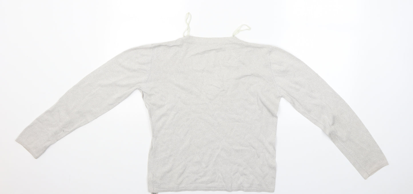 Dunnes Stores Womens Grey   Pullover Jumper Size 10