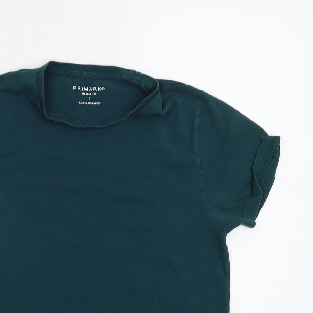 Primark Womens Green   Basic T-Shirt Size S