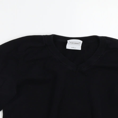 Performa Girls Black   Pullover Jumper Size 9-10 Years