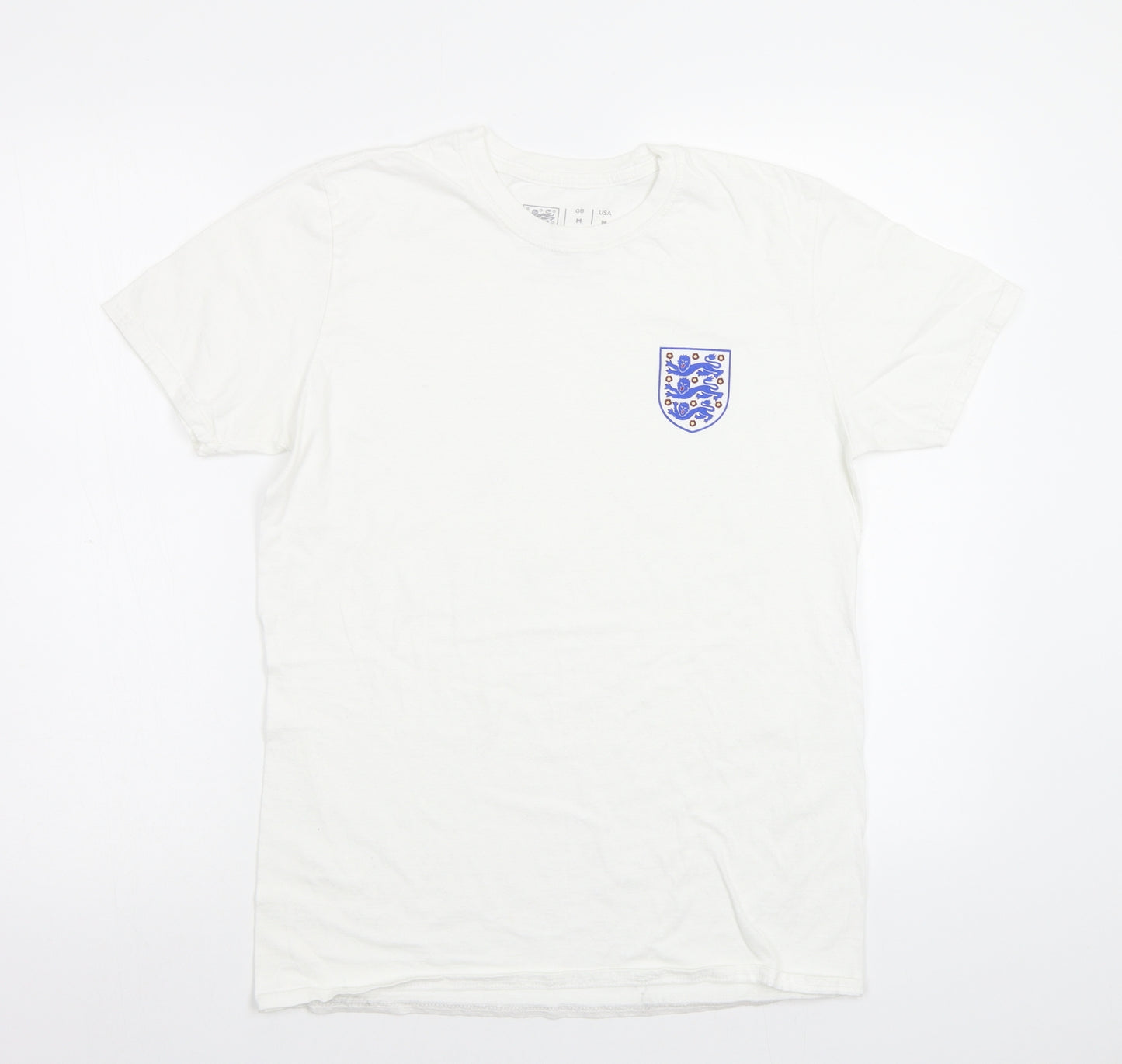 Football Association Mens White    T-Shirt Size M  - Football Shirt