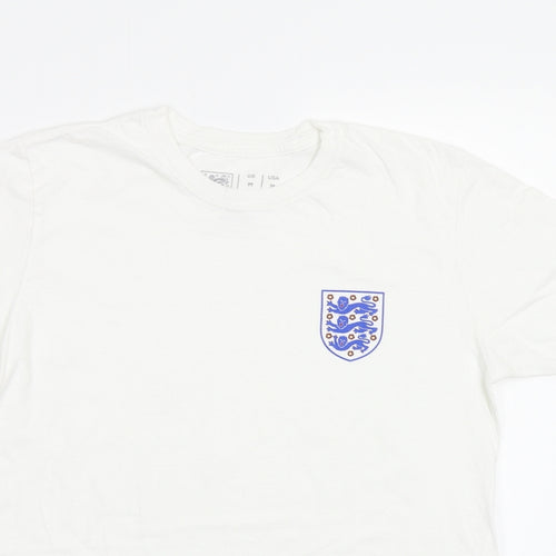 Football Association Mens White    T-Shirt Size M  - Football Shirt