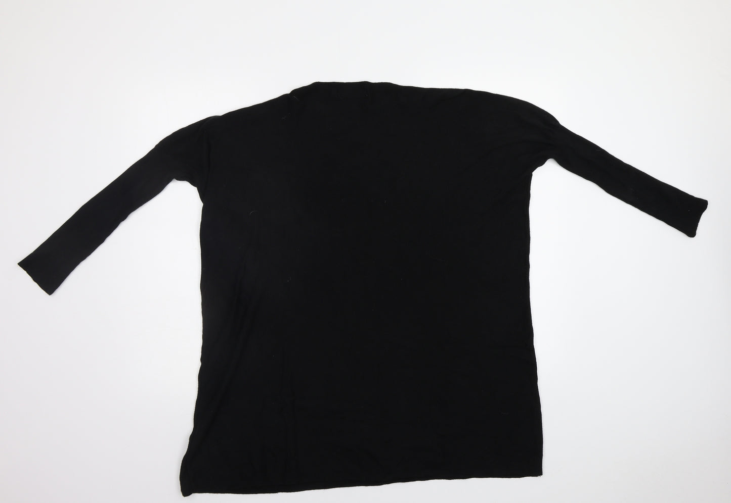 QED London Womens Black   Pullover Jumper Size M  - Sequin detail