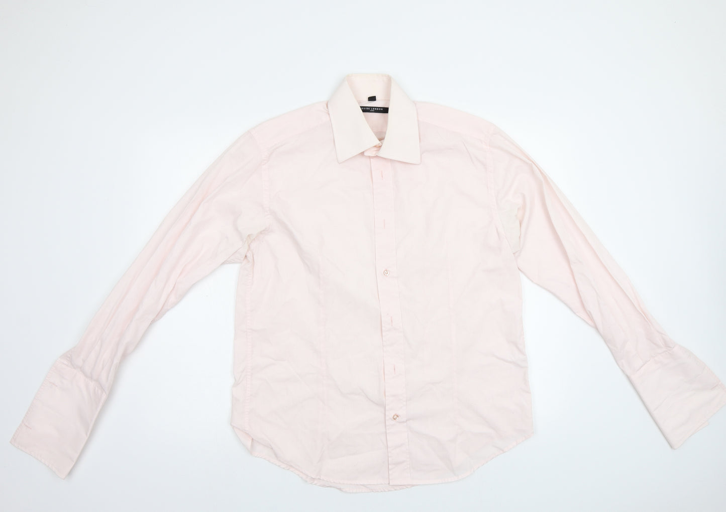 Guide London Mens Pink    Dress Shirt Size L