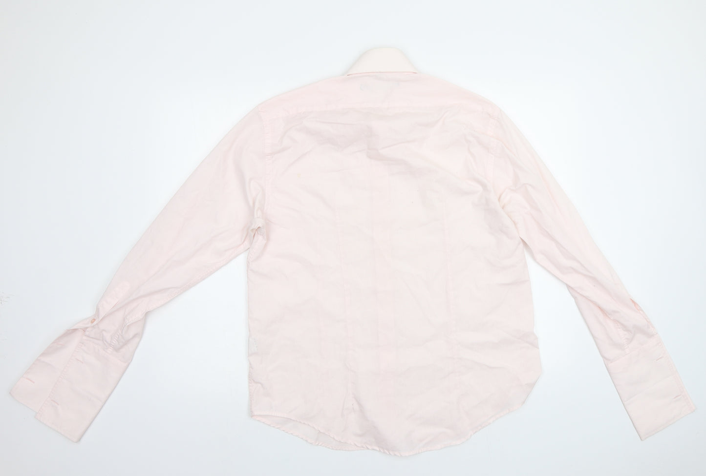 Guide London Mens Pink    Dress Shirt Size L