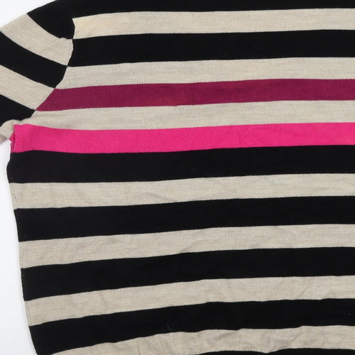 South Womens Multicoloured Striped  Pullover Jumper Size L