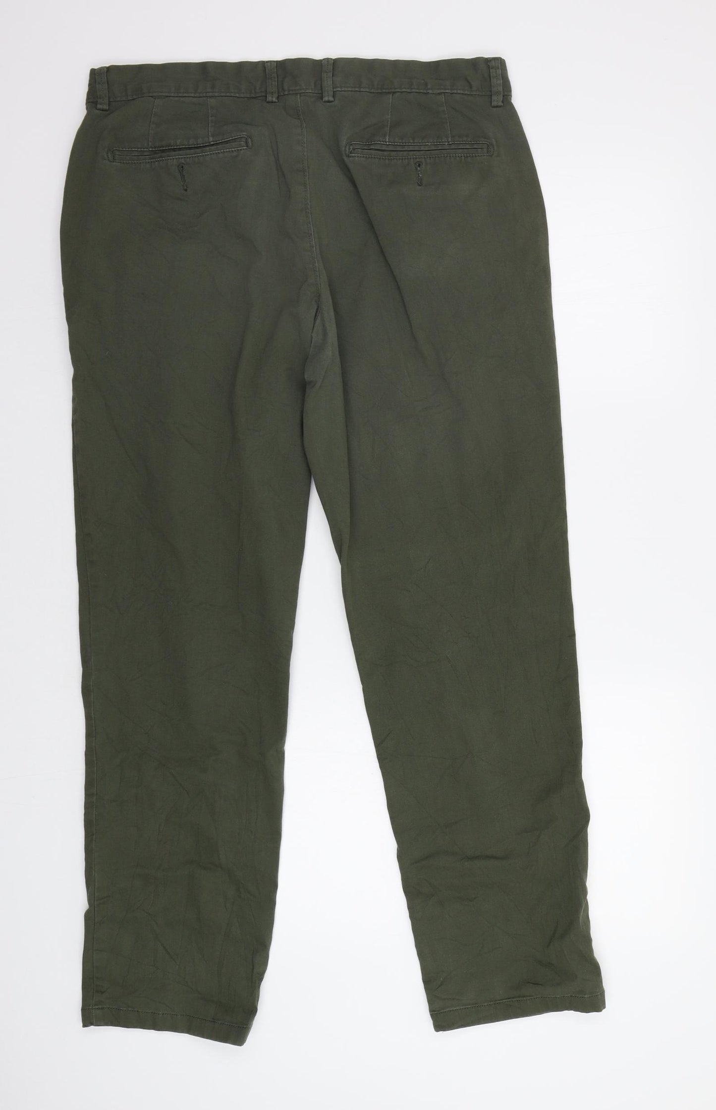 TU Mens Green   Trousers  Size 36 L34 in
