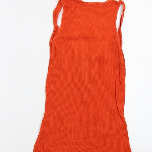 Preworn Womens Orange   Camisole Tank Size S